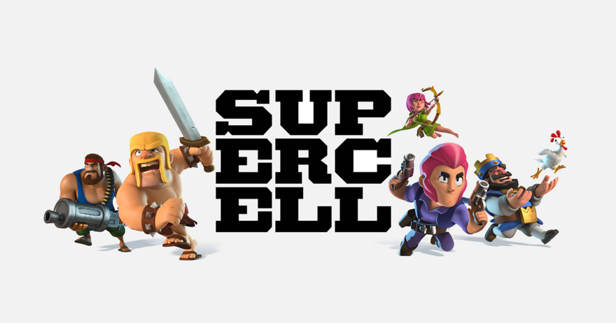 Personnages de Clash of Clans courant vers la caméra